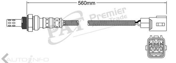 PAT Oxygen Lambda Sensor For Hyundai iLOAD TQ 2.4L G4KG 4D Van