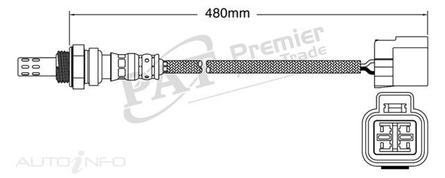 PAT Pre-Cat. Oxygen Sensor For Hyundai Sonata 2.4L 4CYL G4KE - CVVT - EGO-683