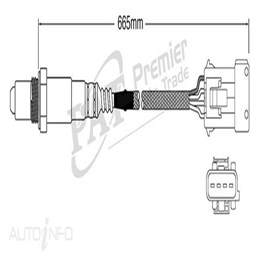 PAT Oxygen Sensor Pre-Cat Converter For Ford Mondeo MA MB 2.5L B5254T3 VVT
