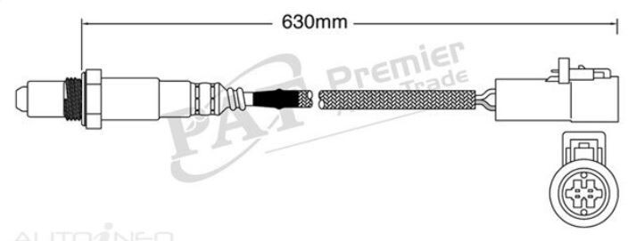 PAT Oxygen Sensor Pre-Cat Converter For FORD MONDEO TITANIUM, ZETEC MC 2.0LTNBA 