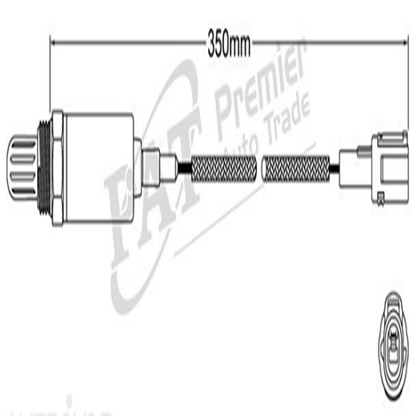 PAT Pre-Cat. Oxygen Sensor For Daihatsu Cuore L701 1.0L 3CYL EJ-DE  - EGO-695