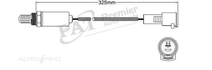 PAT Oxygen Sensor Pre-Catalytic For Daihatsu Feroza ST 1.6L HDE 