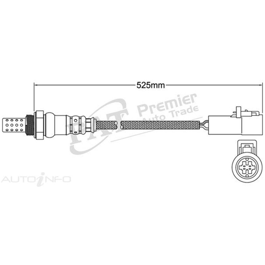 PAT Oxygen Sensor Pre-catalytic Converter For Ford Focus Ambiente LW  1.6L PNDA