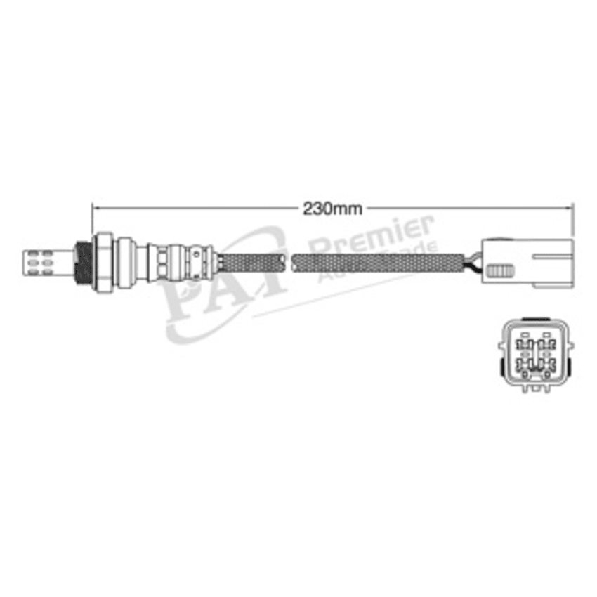 PAT Exhaust Gas Oxygen Sensor For  Mazda Mazda3 SP25 BL 2.0L/2.5L L5