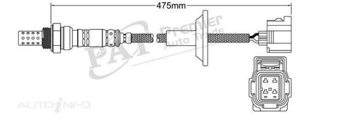 PAT Oxygen Sensor For Peugeot 4008 2.0L AFZ 4B11 MIVEC DOHC - EGO-707