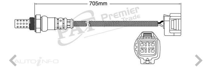 PAT Oxygen Sensor For Mitsubishi 380 DB 3.8L V6 6G75 SOHC MPFI FWD - EGO-708