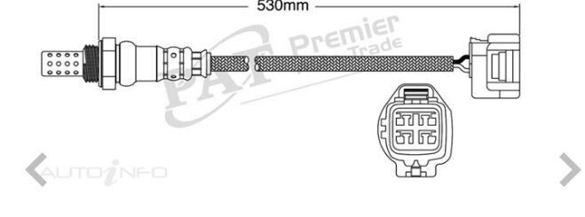 PAT Oxygen Sensor Post-Catalytic For Mitsubishi 380 380 ES, VR-X, SX DB 3.8L V6