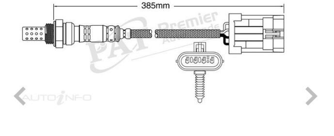 PAT Oxygen Sensor Post-Catalytic For Holden One Tonner S VZ 5.7L LS1 GENIII V8