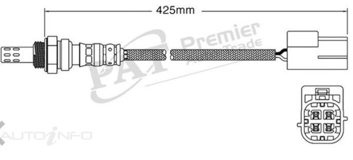 PAT Oxygen Sensor Pre-Cat Converter For NISSAN PATROL GU Y61 4.8L