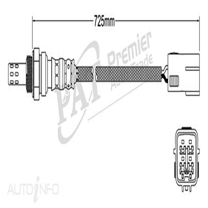 PAT Oxygen Sensor Pre-Cat Converter For Mazda Tribute 5Z CU 2.3L L3 16V