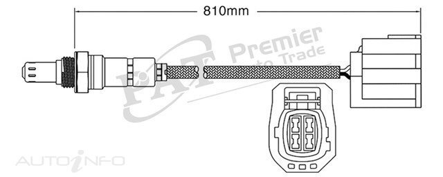 PAT Pre-Cat. Oxygen Sensor For Mazda Verisa DC 1.5L 4CYL ZY-VE I4 16V DOHC