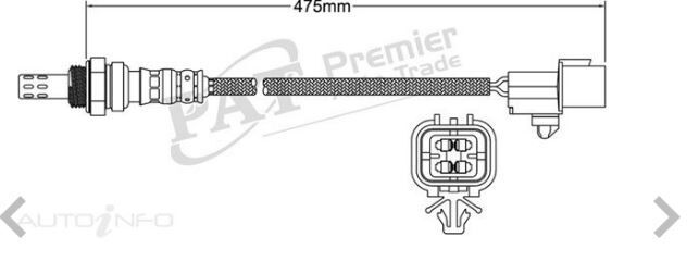 PAT Oxygen Sensor For Holden Captiva CG 2.4L Z24SE DOHC 16v MPFI 4cyl