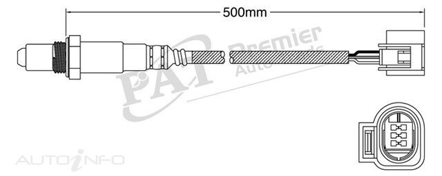 PAT Pre-Cat. Oxygen Sensor For BMW 316i F30 1.6L Dir. Inj. Turbo 4CYL N13