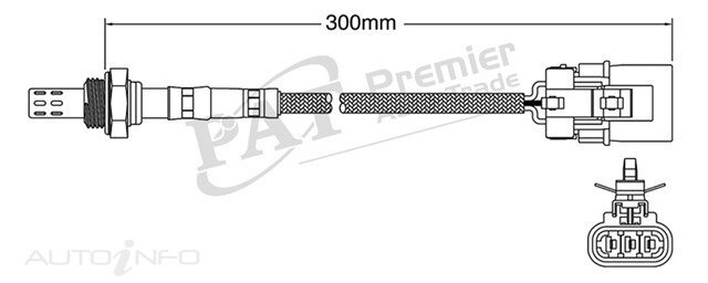 PAT Pre-Cat. Oxygen Sensor For Nissan Skyline R33 2.0L,2.5L 6CYL RB20DET