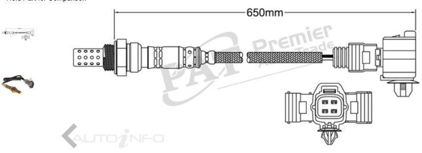 PAT Oxygen Sensor Pre-Cat Converter For TOYOTA KLUGER GRANDE GSU50R/55R 3.5L V6
