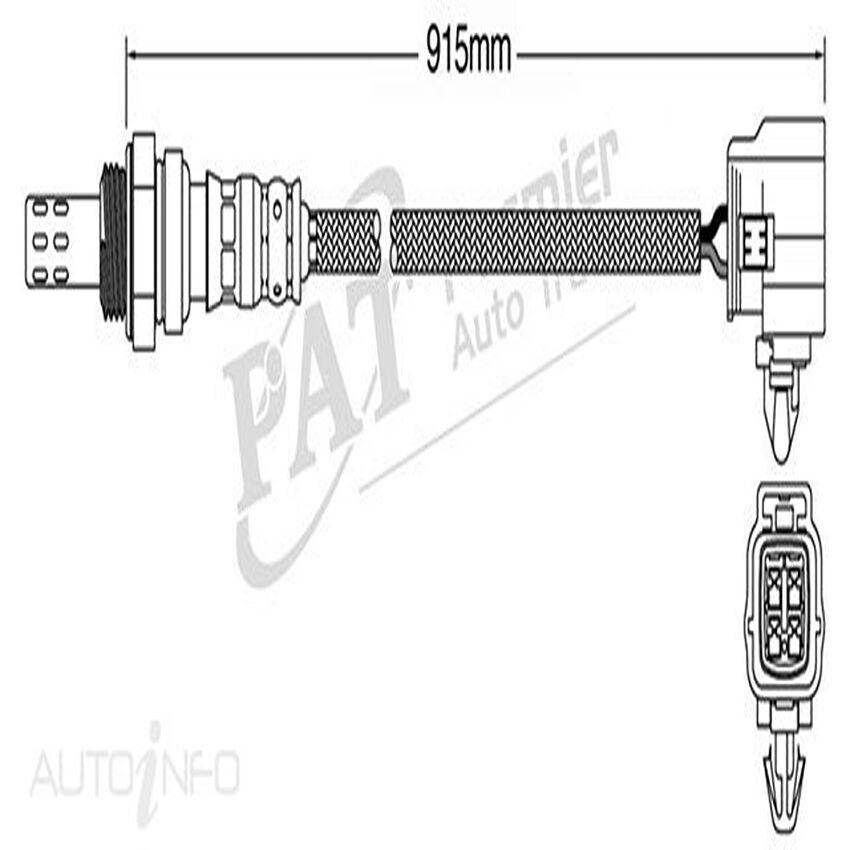 PAT Oxygen Sensor Pre-Cat Converter For Mazda Atenza GH 2.5L L5VE 16V DOHC