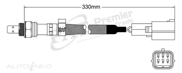 PAT Pre-Cat. Oxygen Sensor For Holden Cruze Diesel 2.0L Turbo 4CYL Z20D1
