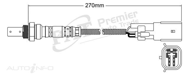 PAT Pre-Cat. Oxygen Sensor For Mazda CX-9 TB 3.7L 6CYL CA V6 24V DOHC - EGO-776