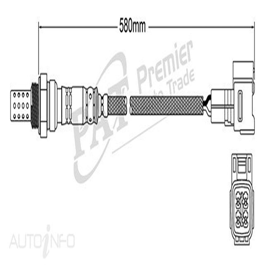 PAT Oxygen Sensor Pre-Cat Converter For Suzuki Swift FZ 1.4L K14B 16V DOHC