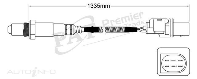 PAT Pre-Cat. Oxygen Sensor For Mercedes Benz E250 A207 / C207 1.8L 4CYL M271.860