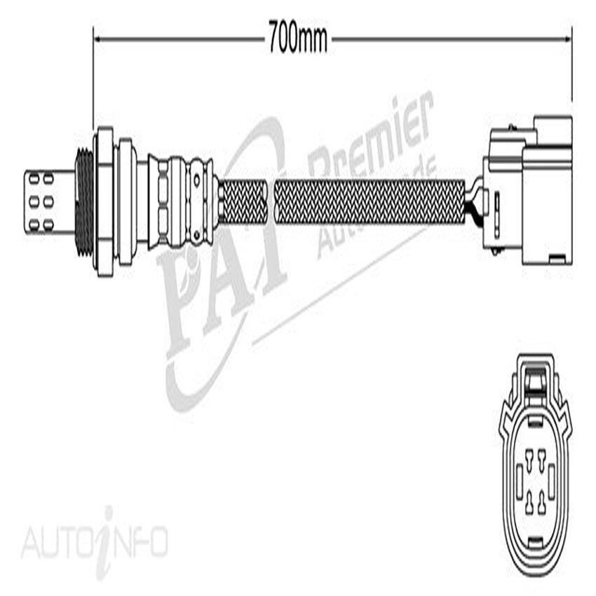 PAT Oxygen Sensor Pre-Cat Converter For Ford Focus LW 2.0L MGDA DURATEC 16V