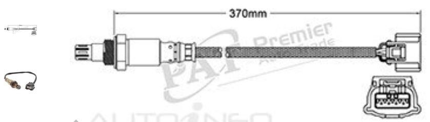 PAT Oxygen Sensor Pre-Cat Converter For INFINITI M 35h Y51 3.5L VQ35HR V6 24V