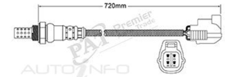 PAT Oxygen Sensor Pre-Cat Converter For MAZDA ATENZA GJ 4DR 2.0/2.5L PE-VPR 16V