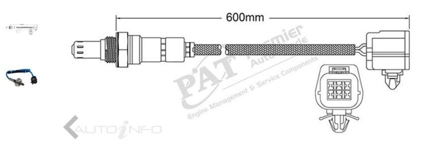 PAT Oxygen Sensor Pre-Cat Converter For MAZDA ATENZA 25EX 4WD SPORT GH 2.5L L5VE