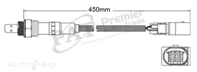 PAT Pre-Cat. Oxygen Sensor For Hyundai Santa Fe DM 2.4L 4CYL G4KJ 