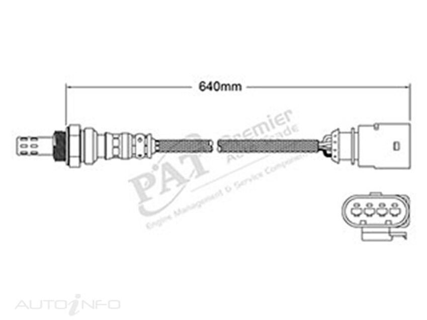 PAT Oxygen Sensor Pre-catalytic For Skoda Fabia NJ 1.0L CHZB CHZC 12V DOHC