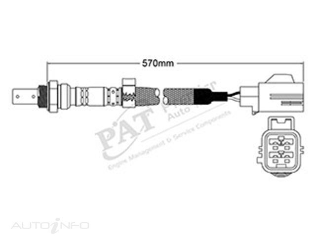 PAT Pre-Cat. Oxygen Sensor For Volvo XC90 2.0L Turbo 4CYL B4204T27 - EGO-838