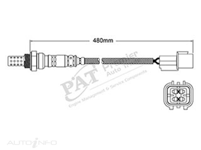 PAT Pre-Cat. Oxygen Sensor For Mitsubishi ASX XA XB XC XD 2.0L 4B11 - EGO-847
