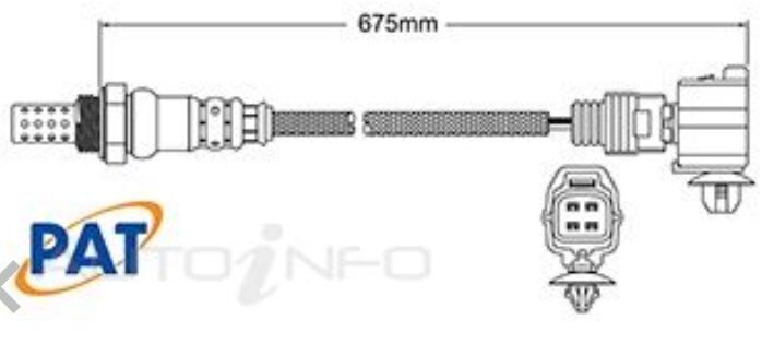 PAT Oxygen Sensor Pre-Cat Converter For TOYOTA HIGHLANDER GSU55R 3.5L 2GRFKS