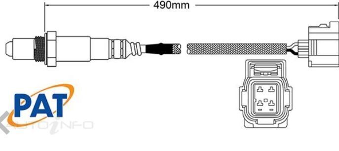 PAT Oxygen Sensor Pre-Cat Converter For INFINITI Q50 2.0t V37 2.0L M274.930