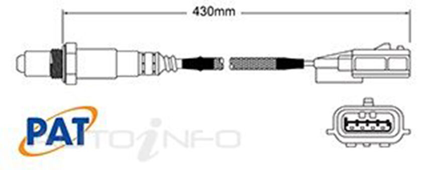 PAT Oxygen Sensor Pre-catalytic For Nissan Patrol Y62 5.6L V8 VK56VD 32V DOHC