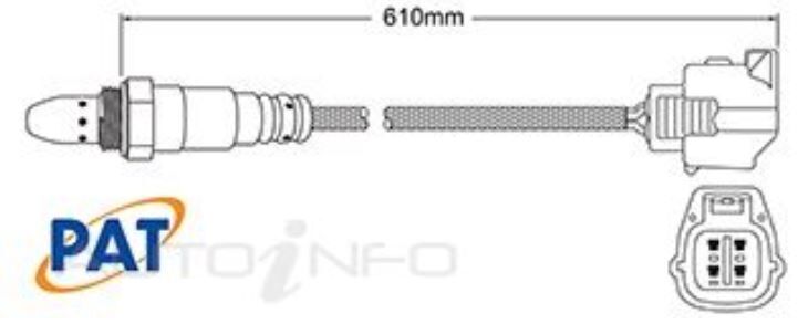 PAT Oxygen Sensor Pre-Cat Converter For MAZDA CX-5 KE 2.2L SH-VPTS I4 16V
