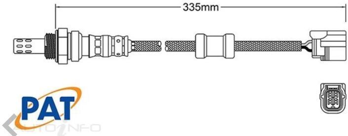 PAT Oxygen Sensor Pre-Cat Converter For HONDA ACCORD VTI,VTI-L CR 2.4/3.5L