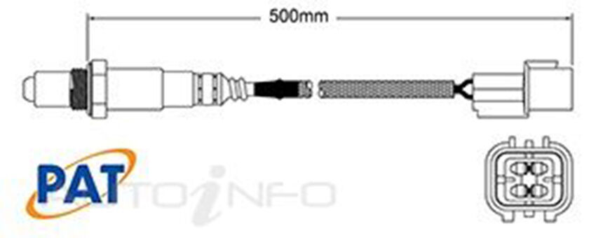 PAT Oxygen Sensor Pre-catalytic For Hyundai Elantra AD 2.0L G4NA 16V DOHC VVT