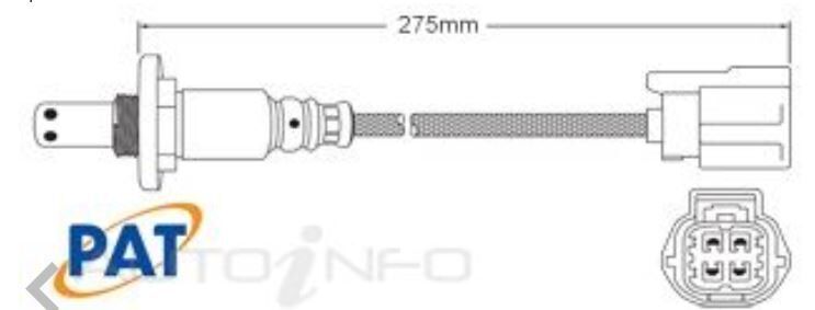 PAT Oxygen Sensor Pre-Cat Converter For SUBARU LEVORG STI SPORT VM,V10 1.6/2.0L