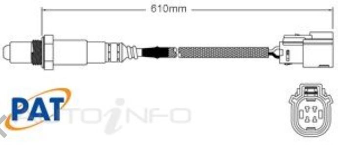 PAT Oxygen Sensor Pre-Cat Converter For FORD MONDEO TITANIUM, TREND MD 2.0L R9CC