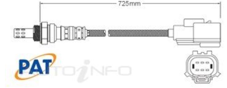 PAT Oxygen Sensor Pre-Cat Converter For FORD MUSTANG GT FM 5.0L COYOTE V8 32V