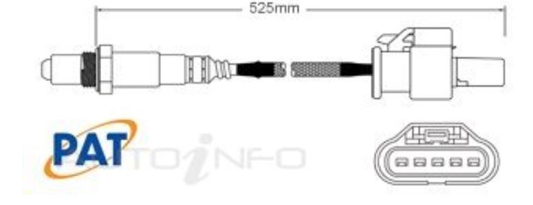 PAT Oxygen Sensor Pre-Cat Converter For FORD MUSTANG GT BULLITT MACH FN 5.0L