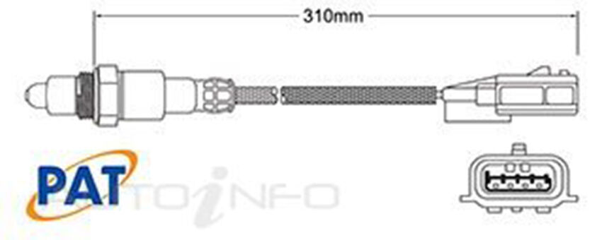 PAT Oxygen Sensor Pre-catalytic For Nissan Juke F15 1.6L MR16DDT 16V DOHC