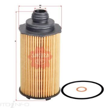 Sakura Oil Filter For SsangYong Korando C300 1.5L G15DTF 4CYL Petrol