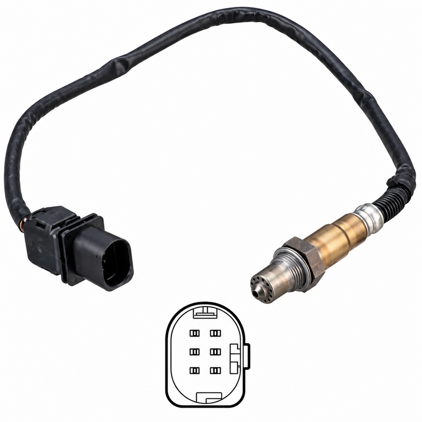 Delphi Oxygen Sensor For Hyundai I30 FASTBACK 2017-2022 Hatchback-ES21293-12B1