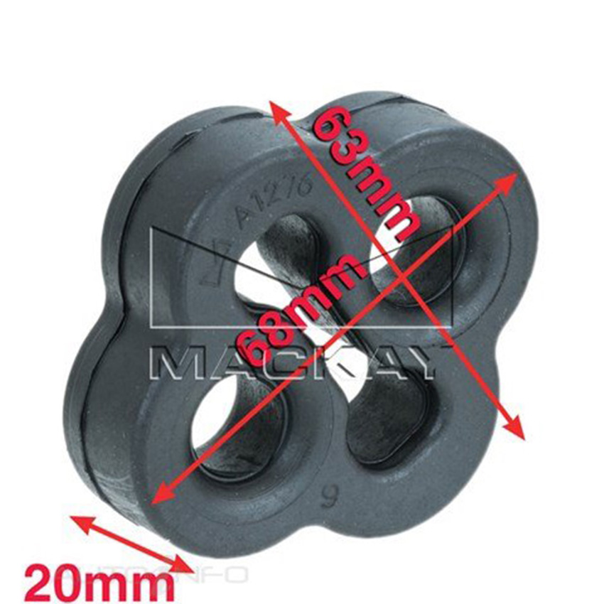 Mackay EXM1276 Exhaust Mount For Subaru Leone . 1.8L F4 Petrol Manual & Auto