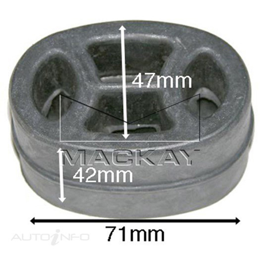 Mackay EXM3609 Exhaust Mount For Holden Barina SB 1.4L I4 Petrol Manual & Auto