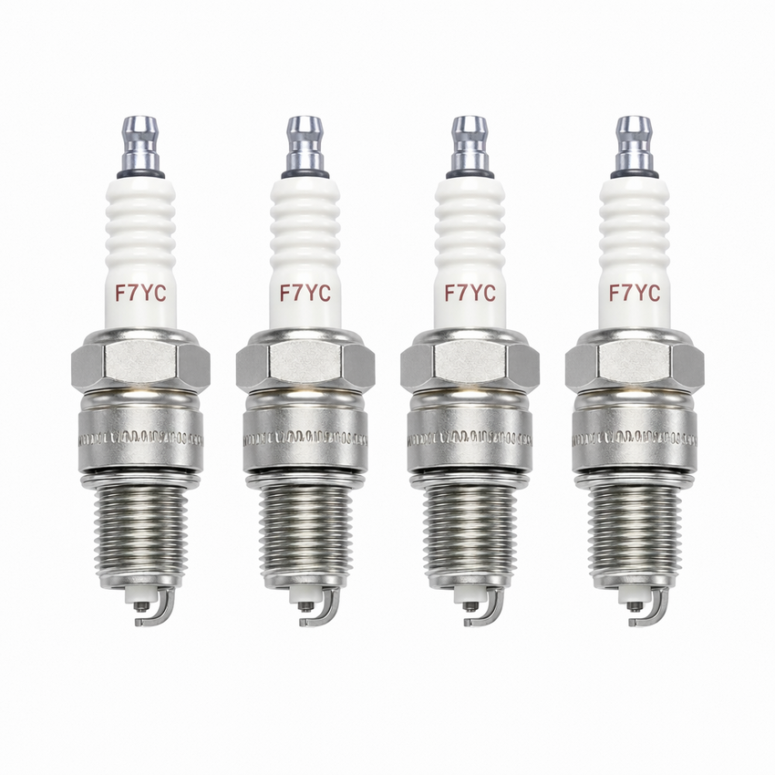 4X Champion Copper Plus Spark Plug For Ford Cortina TC 2.0L Petrol 92K 4cyl