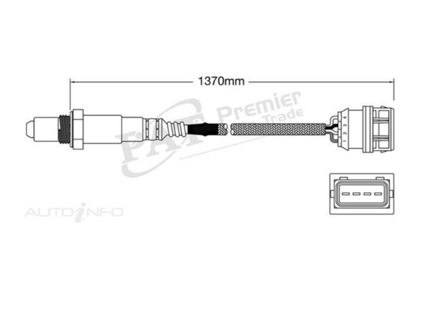 FAE Oxygen Sensor Post-Catalytic For Volvo V40 2.0T SE, T4 1.9L/2.0L B4204T2