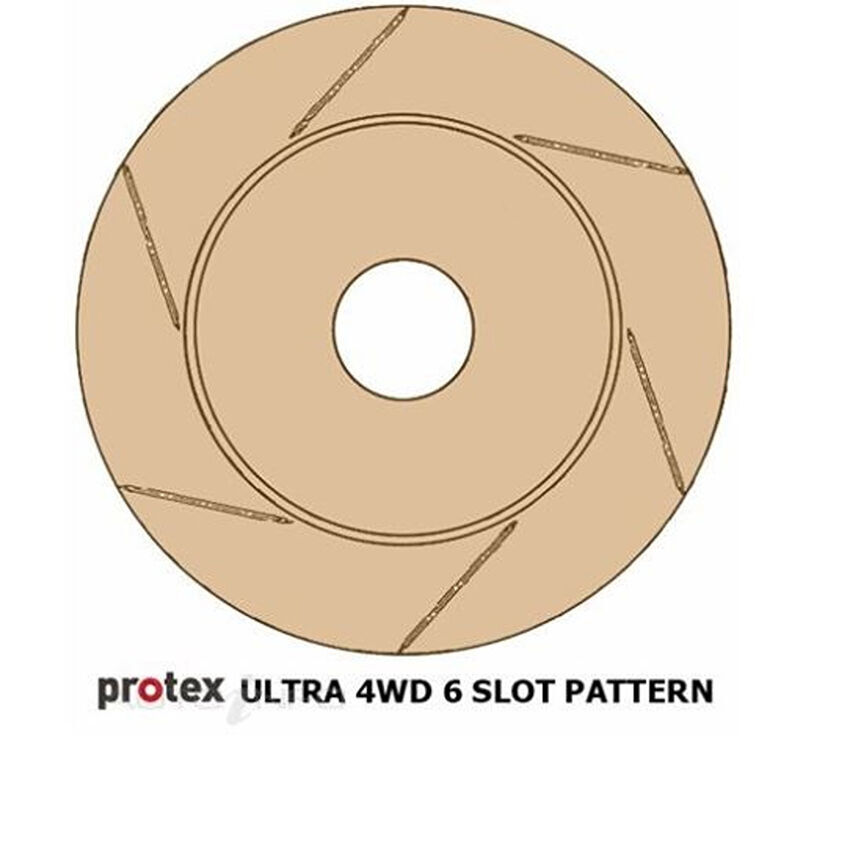 Protex Disc Rotor Left For Mitsubishi Triton Mq. MR 2.4L I4 4N15, 16V